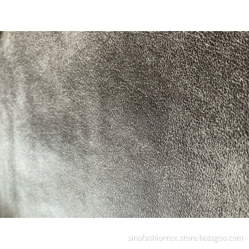suede spandex polyester with coated fabric for lady's winter